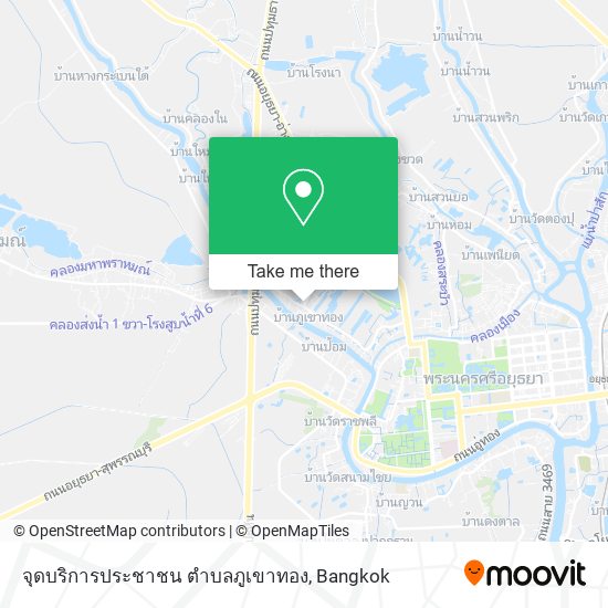 จุดบริการประชาชน ตำบลภูเขาทอง map