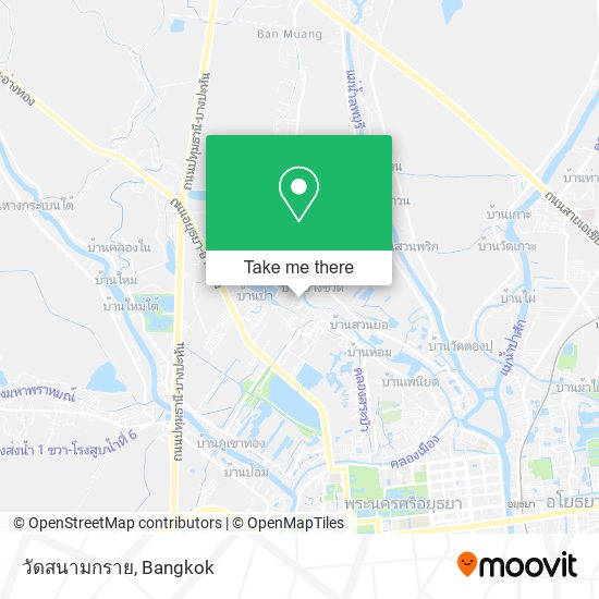 วัดสนามกราย map