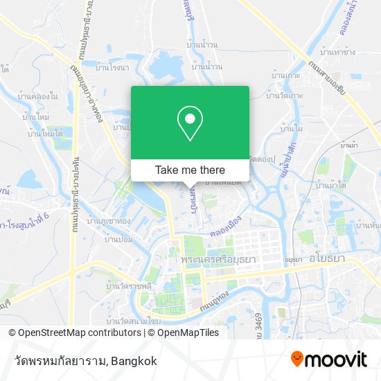 วัดพรหมกัลยาราม map