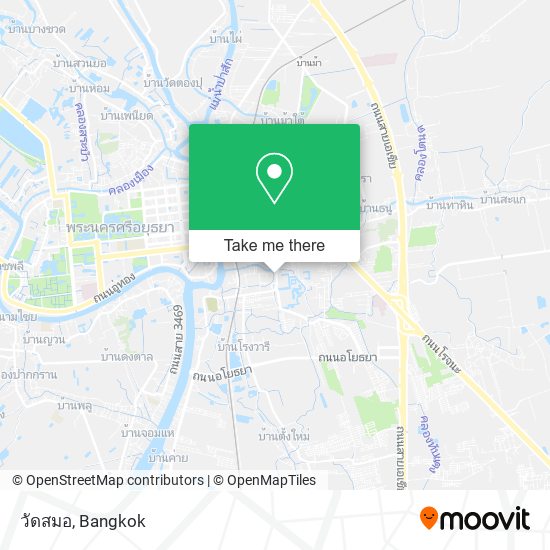 วัดสมอ map
