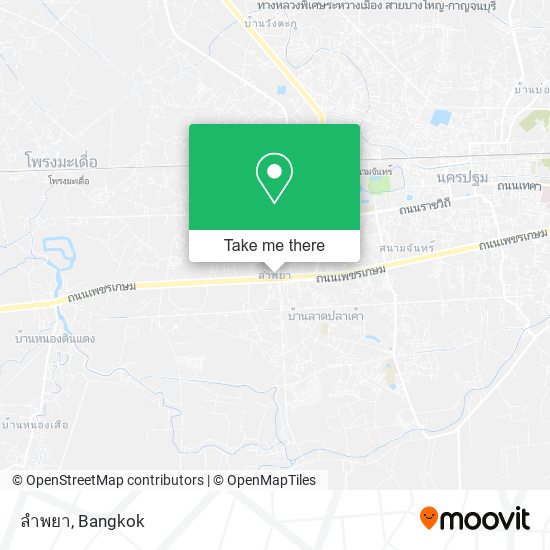 ลำพยา map