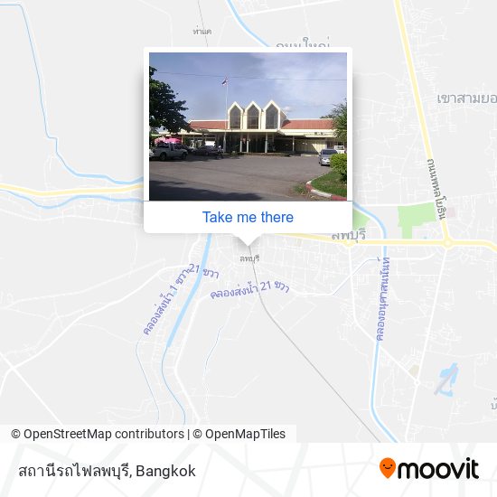 สถานีรถไฟลพบุรี map