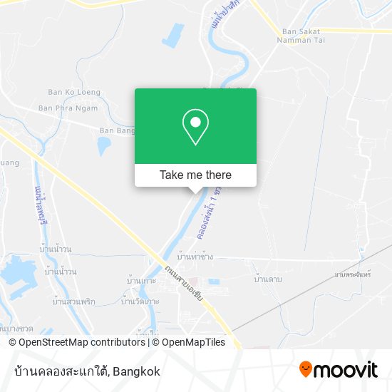 บ้านคลองสะแกใต้ map