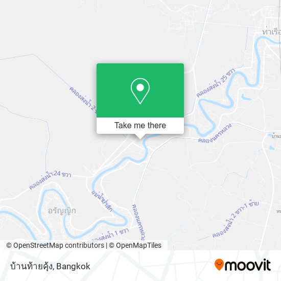 บ้านท้ายคุ้ง map