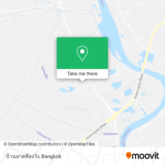 บ้านลาดท้องวัง map