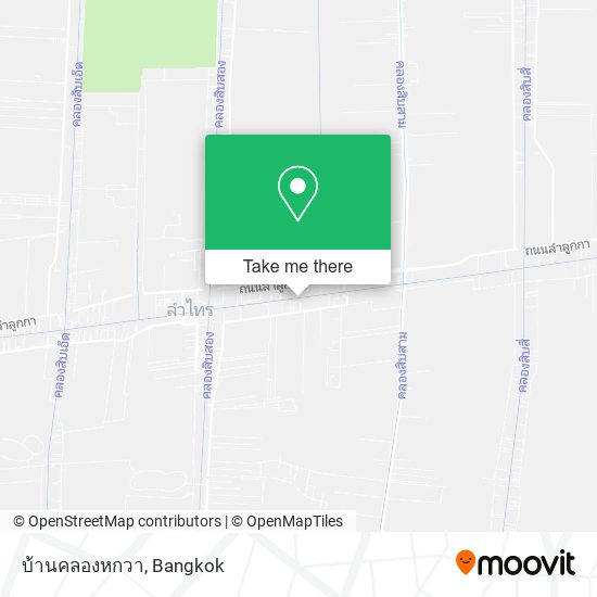 บ้านคลองหกวา map