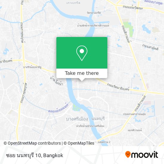 ซอย นนทบุรี 10 map