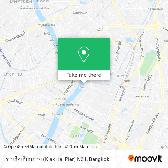 ท่าเรือเกียกกาย (Kiak Kai Pier) N21 map