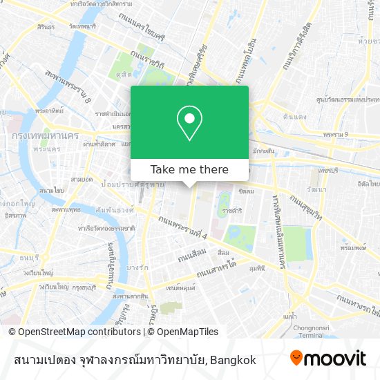 สนามเปตอง จุฬาลงกรณ์มหาวิทยาบัย map