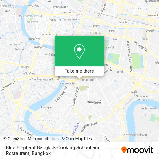 Blue Elephant Bangkok Cooking School and Restaurant map