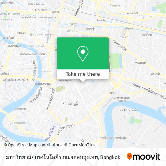 มหาวิทยาลัยเทคโนโลยีราชมงคลกรุงเทพ map