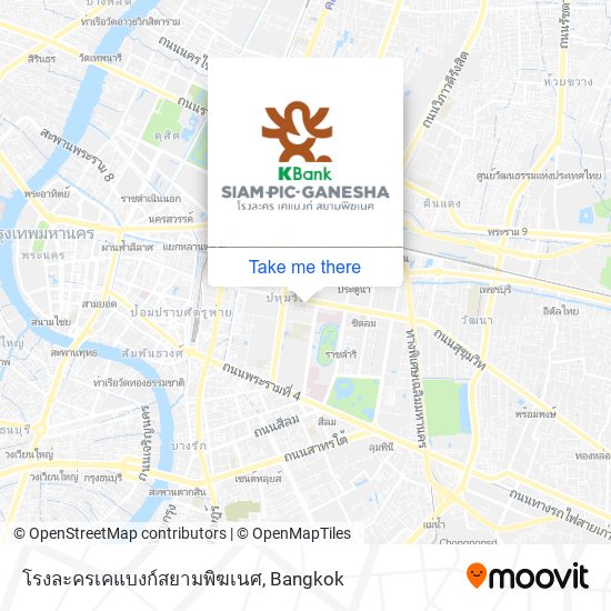 โรงละครเคแบงก์สยามพิฆเนศ map