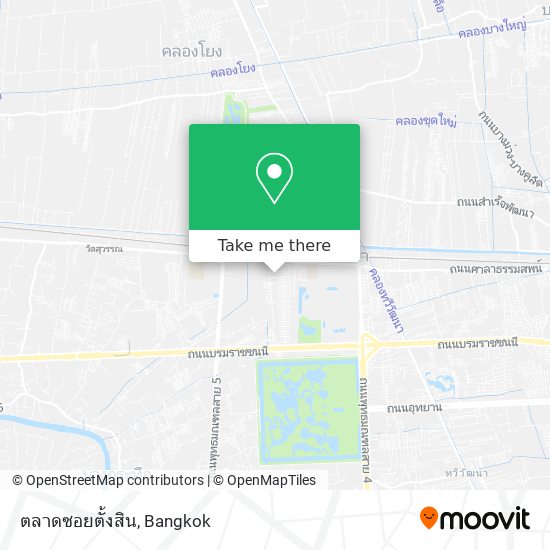 ตลาดซอยตั้งสิน map