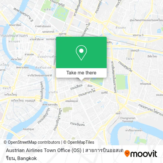 Austrian Airlines Town Office (OS) | สายการบินออสเตรียน map