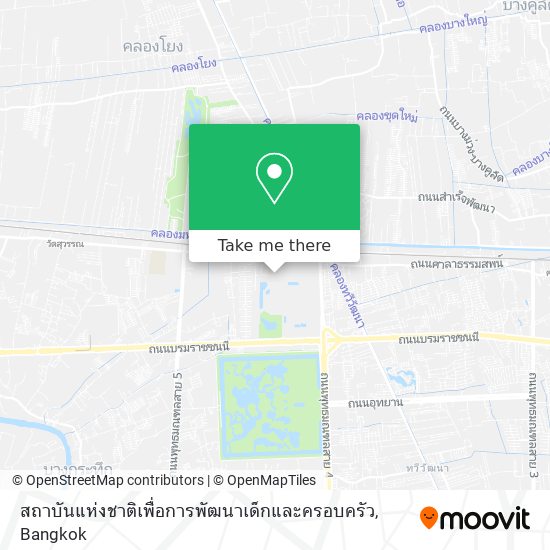 สถาบันแห่งชาติเพื่อการพัฒนาเด็กและครอบครัว map