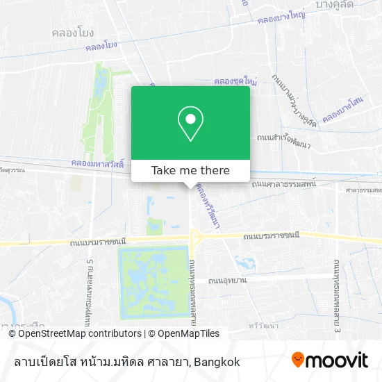 ลาบเป็ดยโส หน้าม.มหิดล ศาลายา map