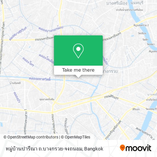 หมู่บ้านปารีณา ถ.บางกรวย-จงถนอม map