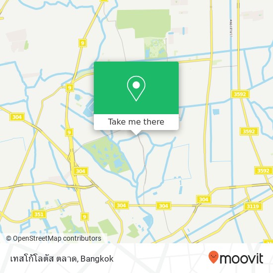 เทสโก้โลตัส ตลาด map