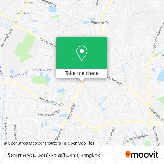 เรียบทางด่วน เอกมัย-รามอินทรา map