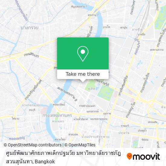 ศูนย์พัฒนาศักยภาพเด็กปฐมวัย มหาวิทยาลัยราชภัฏสวนสุนันทา map