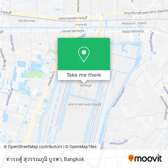 ท่ารถตู้ สุวรรณภูมิ บูรพา map