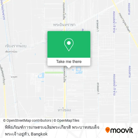 พิพิธภัณฑ์การเกษตรเฉลิมพระเกียรติ พระบาทสมเด็จพระเจ้าอยู่หัว map