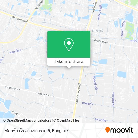 ซอยข้างโรงบาลบางนา5 map