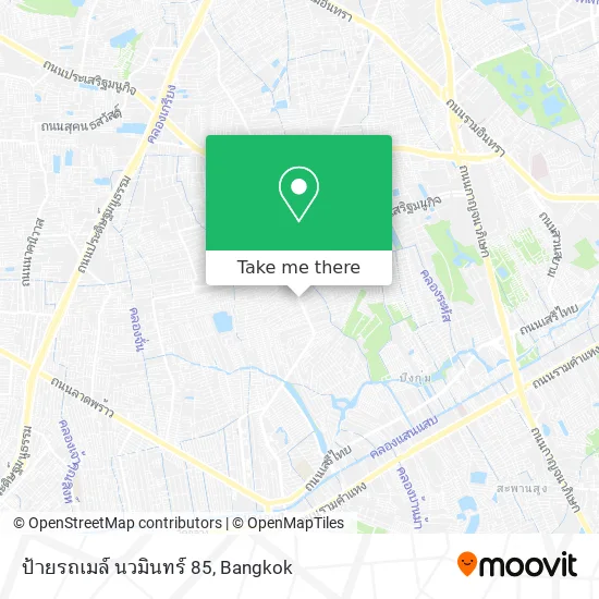 ป้ายรถเมล์ นวมินทร์ 85 map