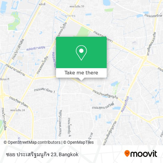 ซอย ประเสริฐมนูกิจ 23 map