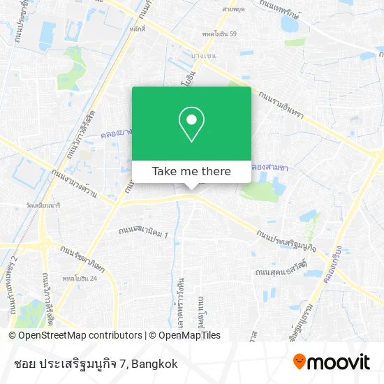 ซอย ประเสริฐมนูกิจ 7 map