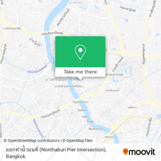 แยกท่าน้ำนนท์ (Nonthaburi Pier Intersection) map