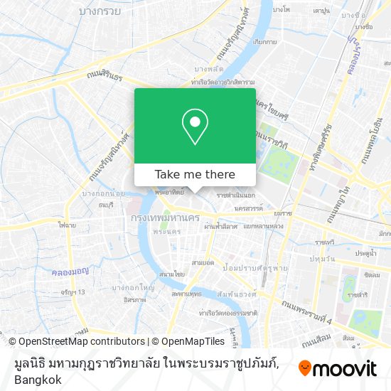 มูลนิธิ มหามกุฏราชวิทยาลัย ในพระบรมราชูปภัมภ์ map