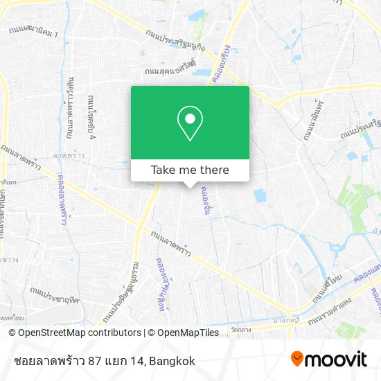 ซอยลาดพร้าว 87 แยก 14 map