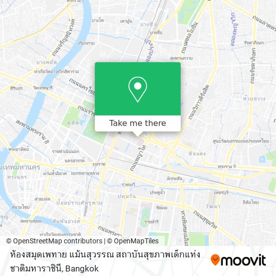 ห้องสมุดเพทาย แม้นสุวรรณ สถาบันสุขภาพเด็กแห่งชาติมหาราชินี map