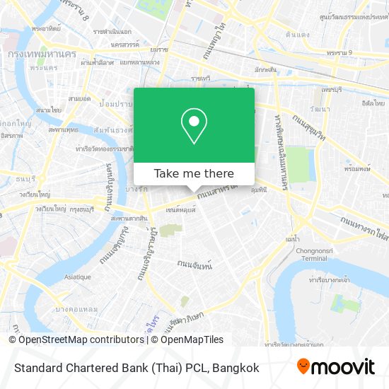 Standard Chartered Bank (Thai) PCL map