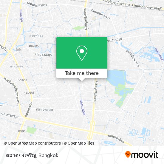 ตลาดยงเจริญ map