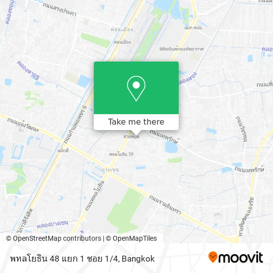 พหลโยธิน 48 แยก 1 ซอย 1/4 map
