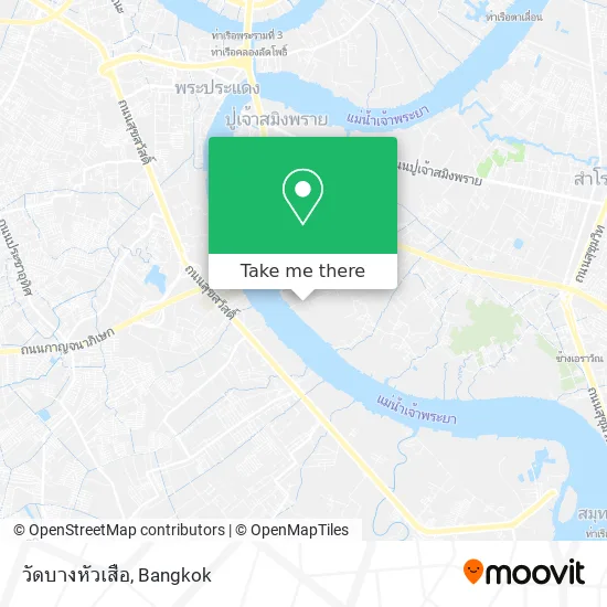 วัดบางหัวเสือ map