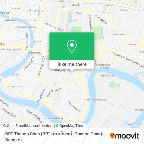 BRT Thanon Chan (BRT ถนนจันทน์ (Thanon Chan)) map