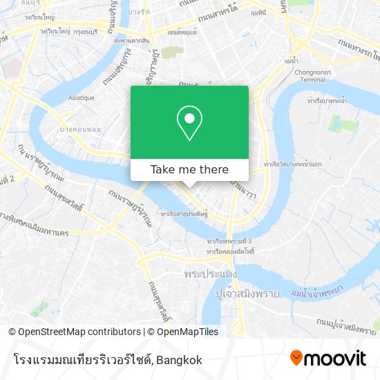 โรงแรมมณเทียรริเวอร์ไซด์ map