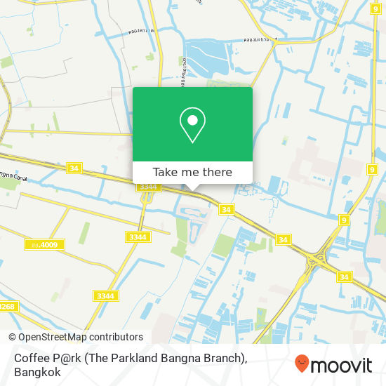 Coffee P@rk (The Parkland Bangna Branch) map