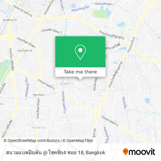 สนามแบดมินตัน @ โชคชัย4 ซอย 18 map