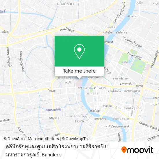 คลินิกจักษุและศูนย์เลสิก โรงพยาบาลศิริราช ปิยมหาราชการุณย์ map