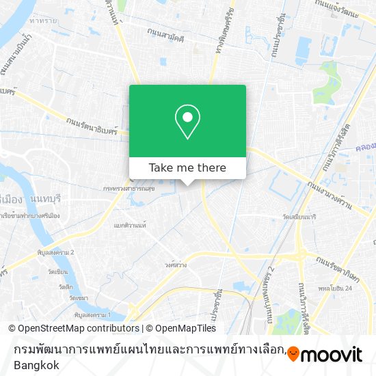 กรมพัฒนาการแพทย์แผนไทยและการแพทย์ทางเลือก map