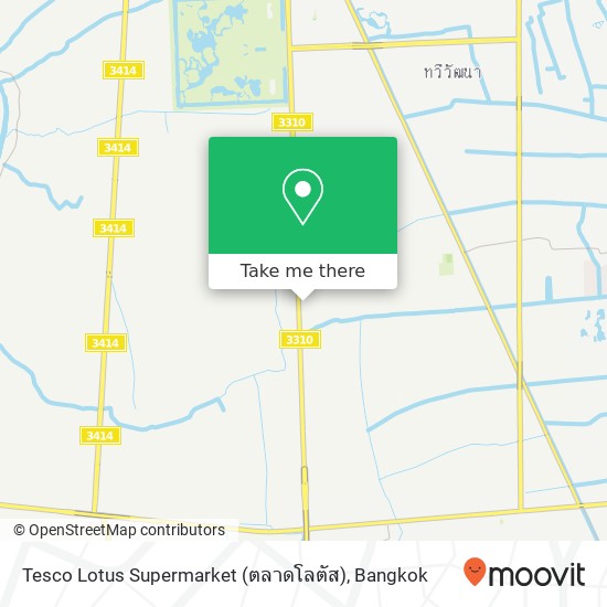 Tesco Lotus Supermarket (ตลาดโลตัส) map
