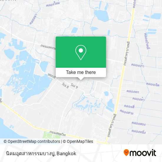 นิคมอุตสาหกรรมบางปู map