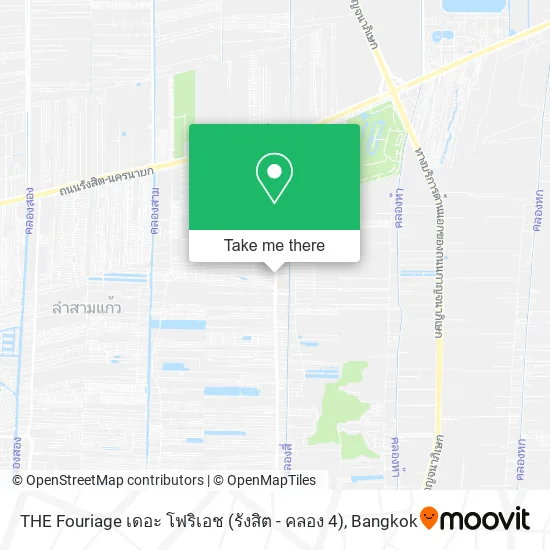 THE Fouriage เดอะ โฟริเอช (รังสิต - คลอง 4) map