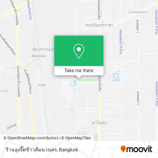 ร้านลุงจี๊ดข้าวต้มนวนคร map