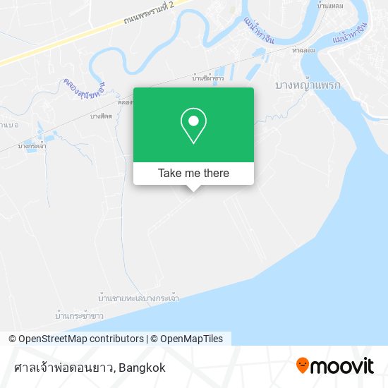 ศาลเจ้าพ่อดอนยาว map