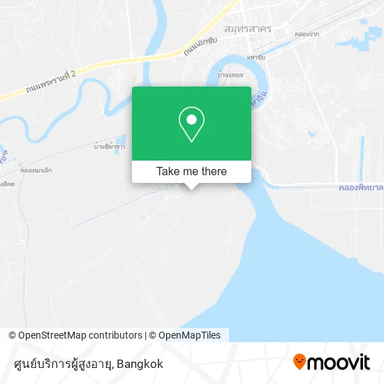 ศูนย์บริการผู้สูงอายุ map